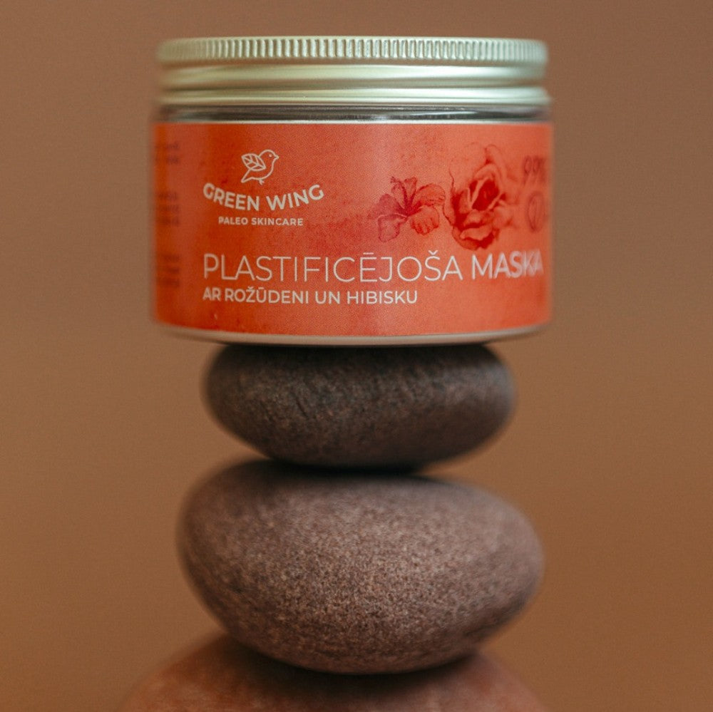 Peel-off Face Mask with Rose Water and Hibiscus