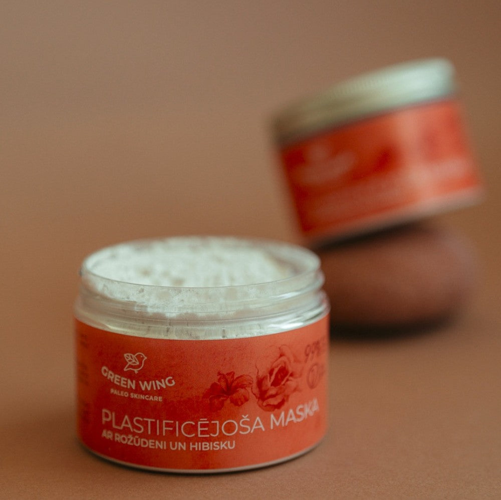 Peel-off Face Mask with Rose Water and Hibiscus