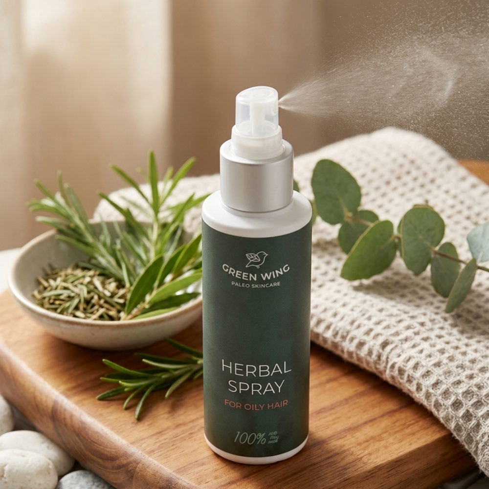 Herbal Spray for Oily Hair, 100 ml - NEW FORMULA!