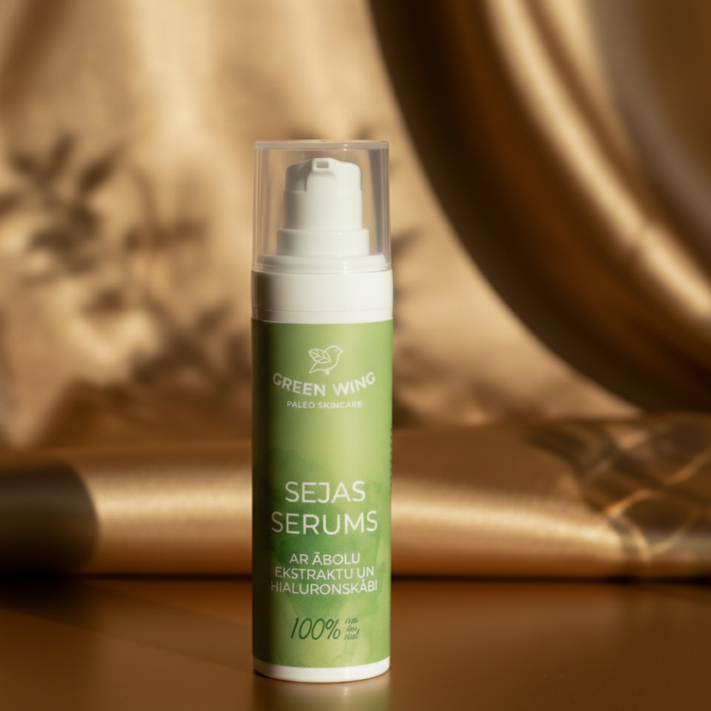 Sejas serums ar ābolu ekstraktu un hialuronskābi