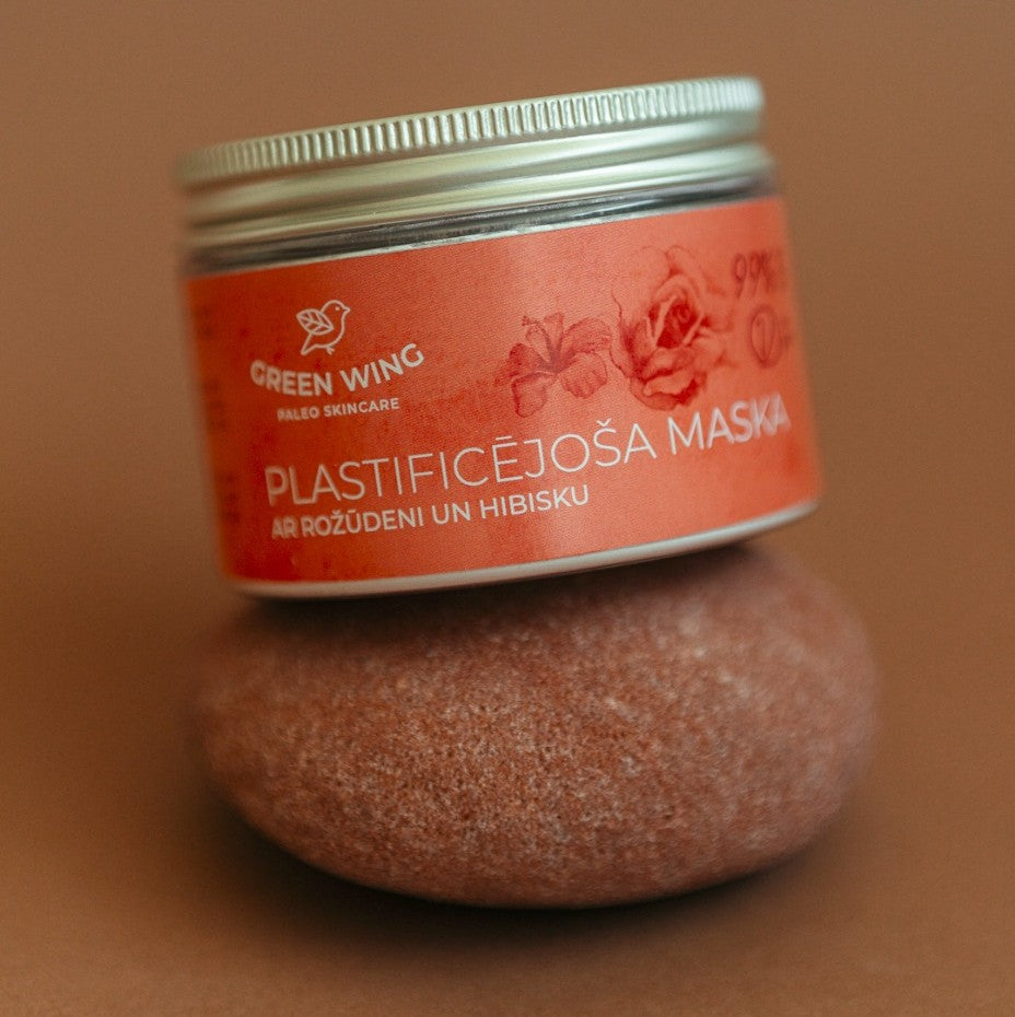 Peel-off Face Mask with Rose Water and Hibiscus