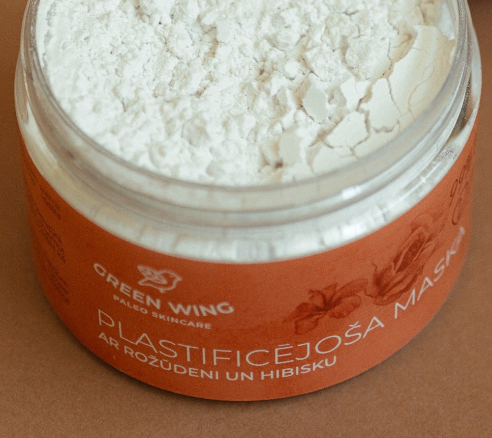 Peel-off Face Mask with Rose Water and Hibiscus